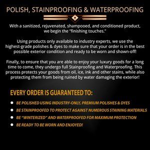 The Heeled Soles Detailed POLISHING, STAINPROOFING, & WATERPROOFING  Process!